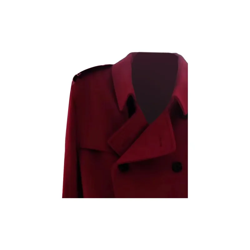 Burberry Coats Men Deep Red-2