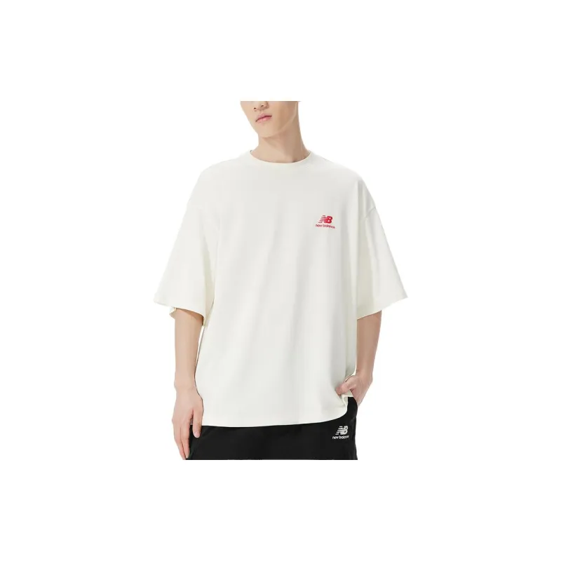 New Balance SS22 T Shirt Men's Ivory White-3