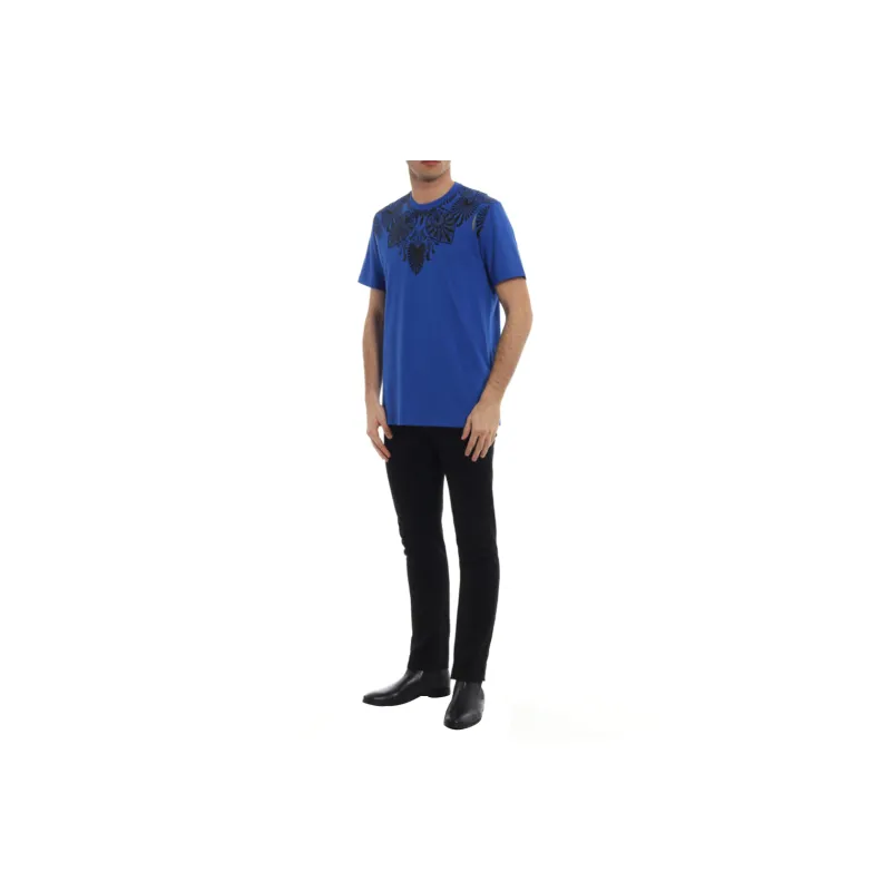 VERSACE T-Shirts Men Royal Blue-1