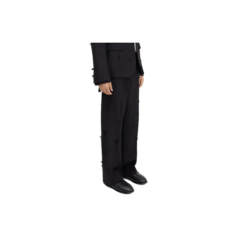 Jacquemus Le Pantalon Piccinni Brodé Suit Trouser Men's Black-4
