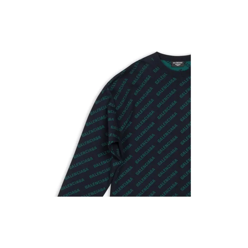 Balenciaga Sweaters Men Dark Blue-4
