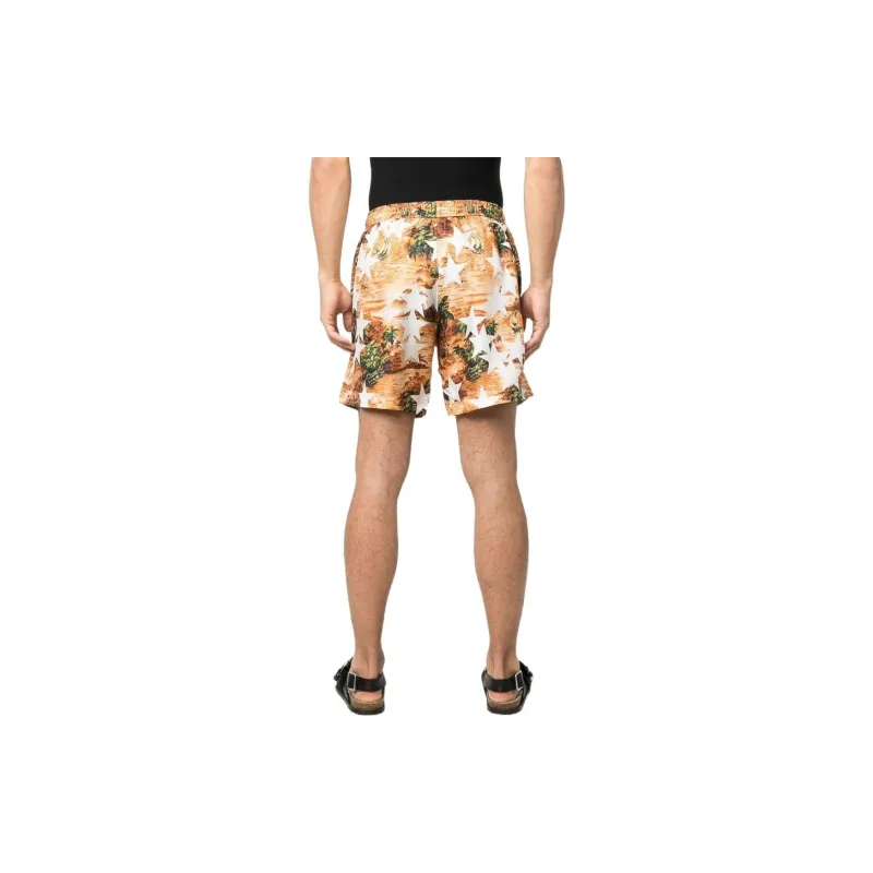 AMIRI Casual Shorts Men Orange-1