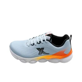 XTEP Slip Resistant Cushioning Water Resistant Low Top Casual Running Shoes Men's Blue