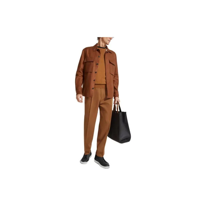 Ermenegildo Zegna Pleated Trousers-1