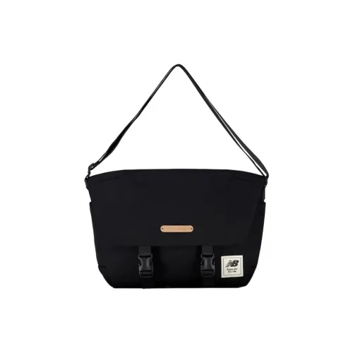 New Balance Fabric Shoulder Bag Crossbody Bag Regular Unisex Black