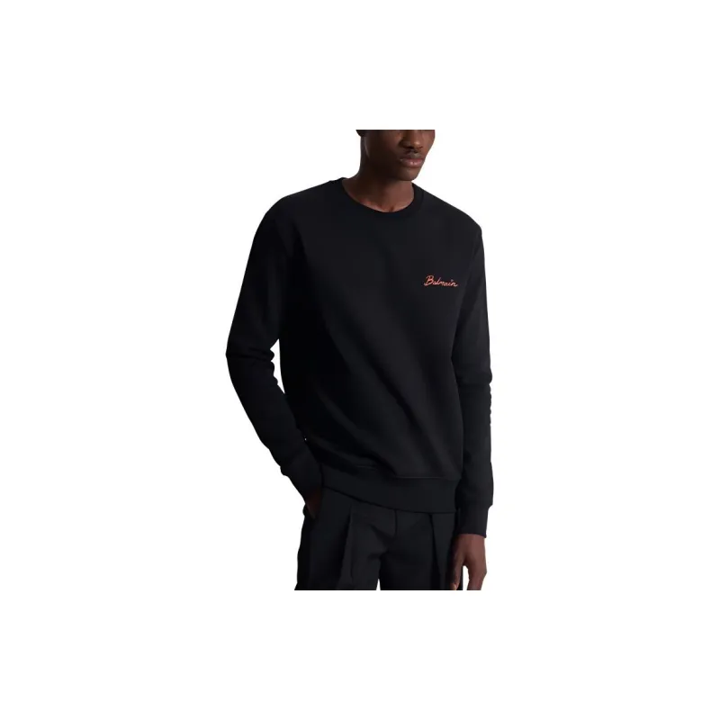 BALMAIN Kiss Printed Round Neck Sweatshirt-5