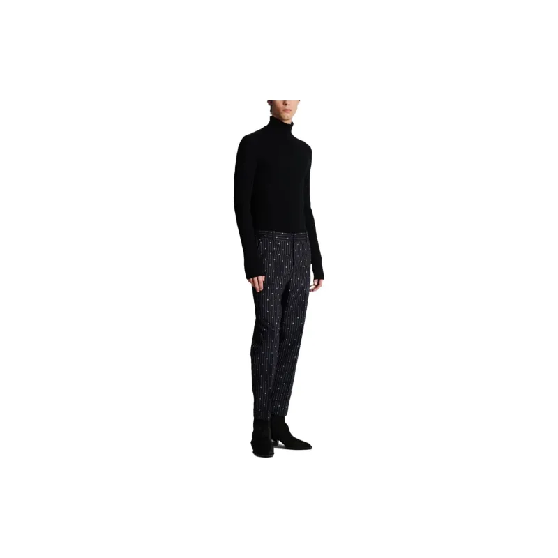 BALMAIN Suit Trousers Men Blue-4