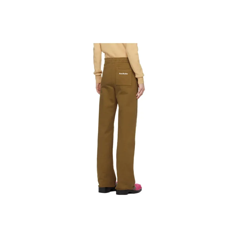Acne Studios Knitted Sweatpants Women's Brown-1
