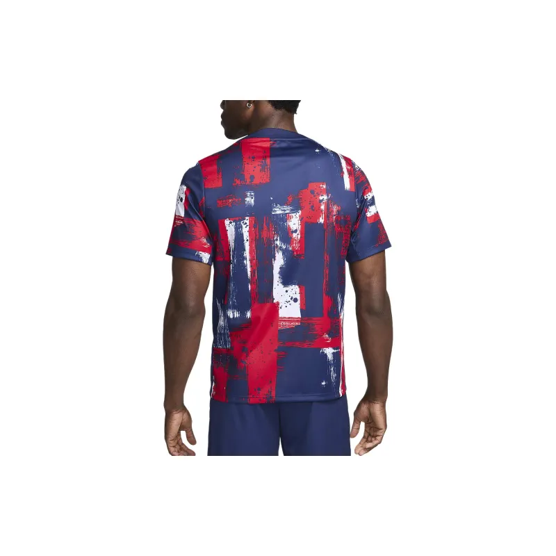 Nike Paris Saint Germain Academy Pro Home Men's Nike Dri FIT Soccer Pre Match Short Sleeve Top-2