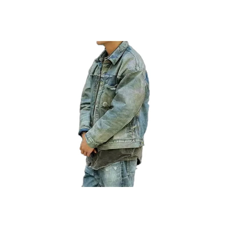 MADNESS Denim Jacket Men's Blue-3