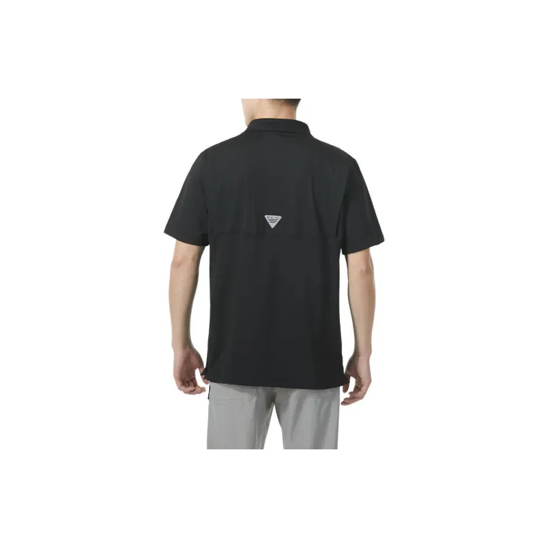 Columbia Polo Shirt Men's Black-4