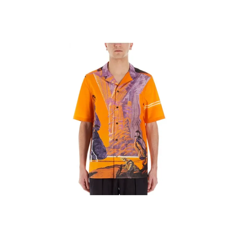 Valentino Shirts Men Orange-1