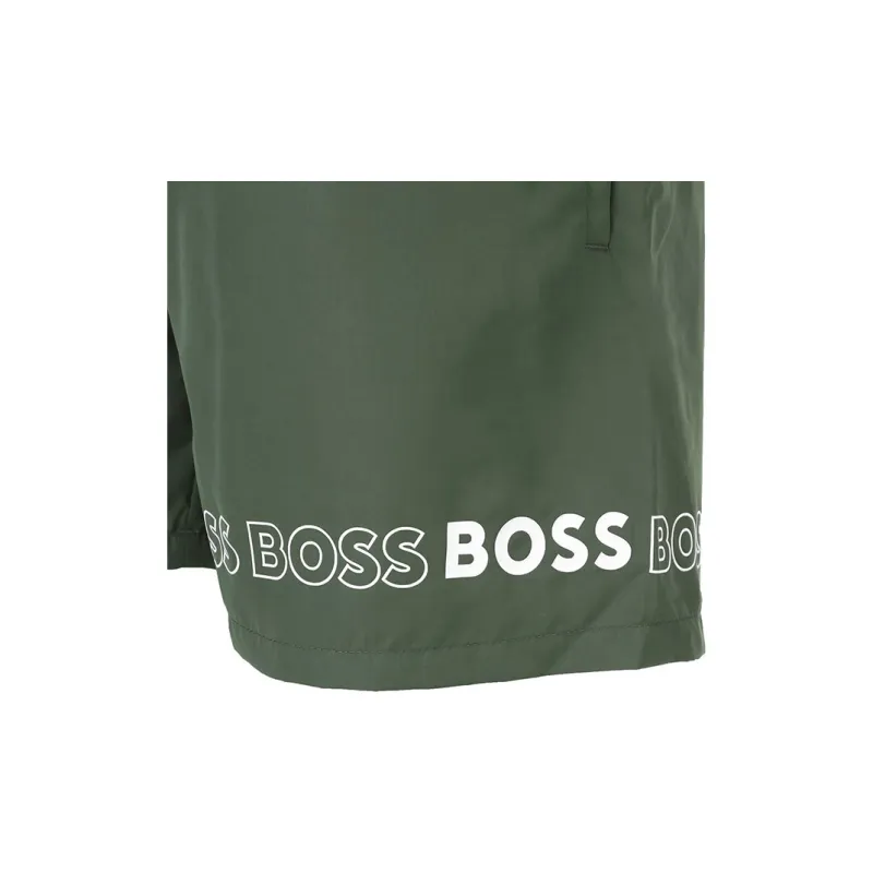 Boss Dolphin Logo print Swim Shorts-3