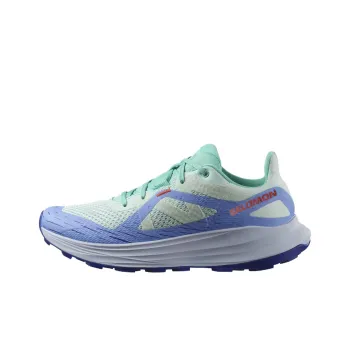 SALOMON ULTRA FLOW Slip Resistant Low Top Running Shoes Women's Blue Pink