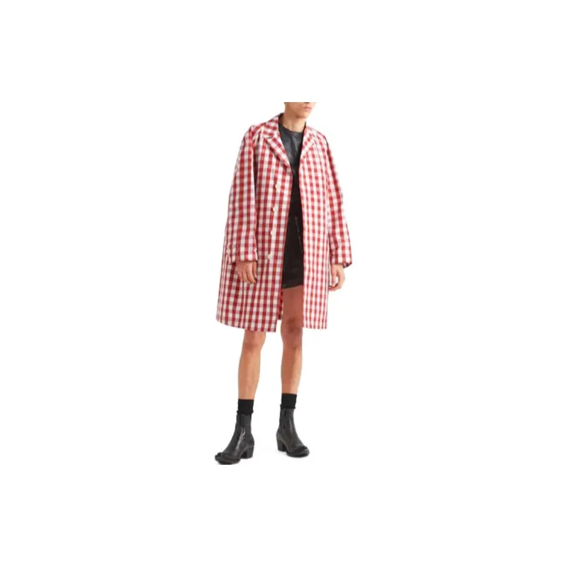 PRADA Coats Men Red-1