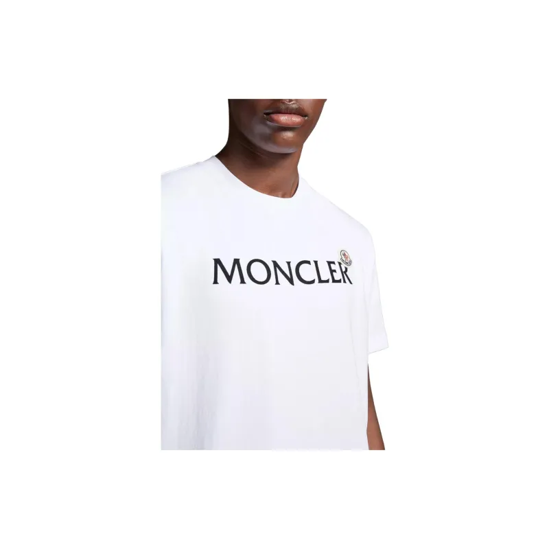 Moncler Logo print T shirt-5