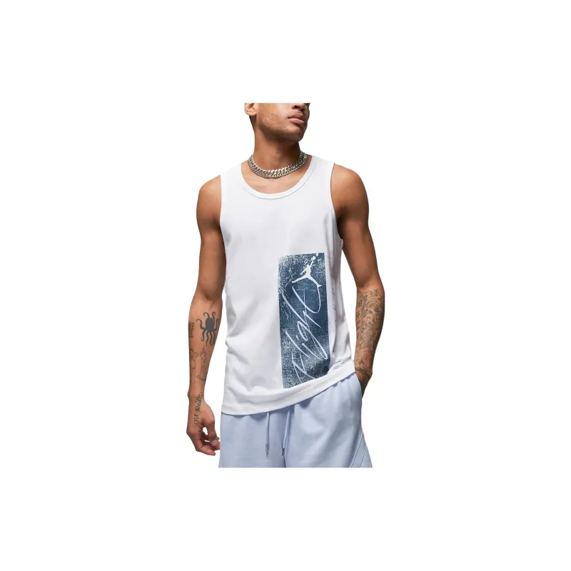 Jordan Essentials Tank Tops Men's White-3
