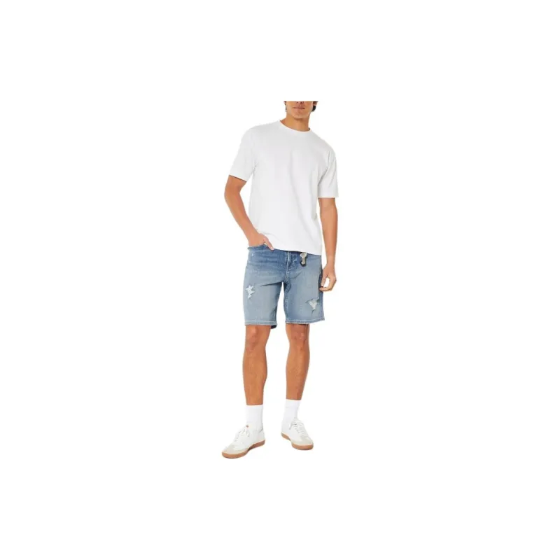 Hollister Denim Shorts Men's Blue-1