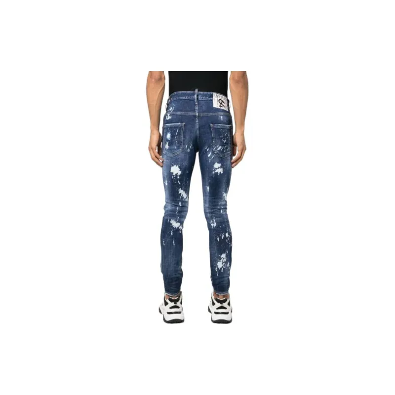 DSQUARED 2 Paint Splatter Effect Distressed Jeans-3