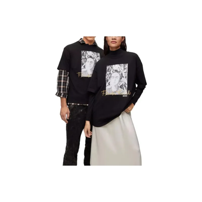 HUGO BOSS HUGO BOSS X Frida Kahlo T-Shirts Unisex Black-1
