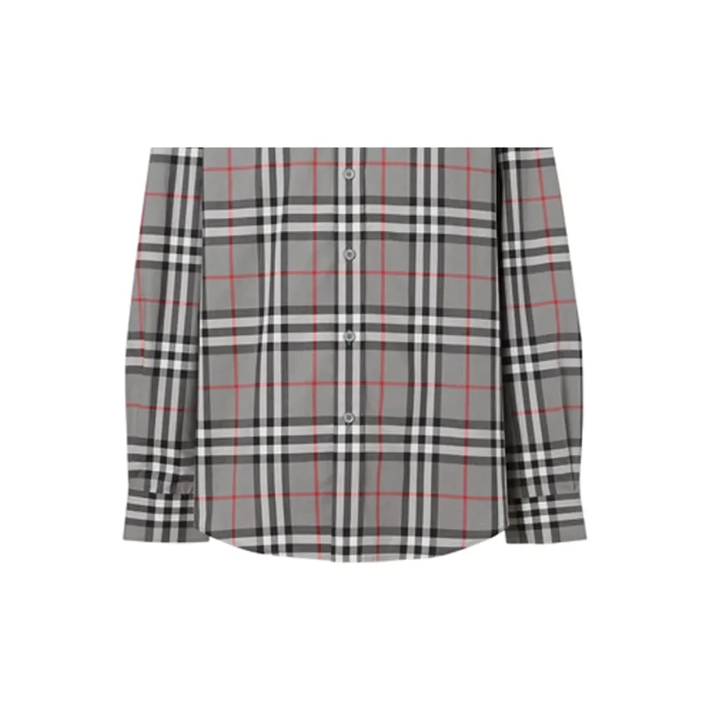 Burberry Shirt Men's Storm Heather Gray-5