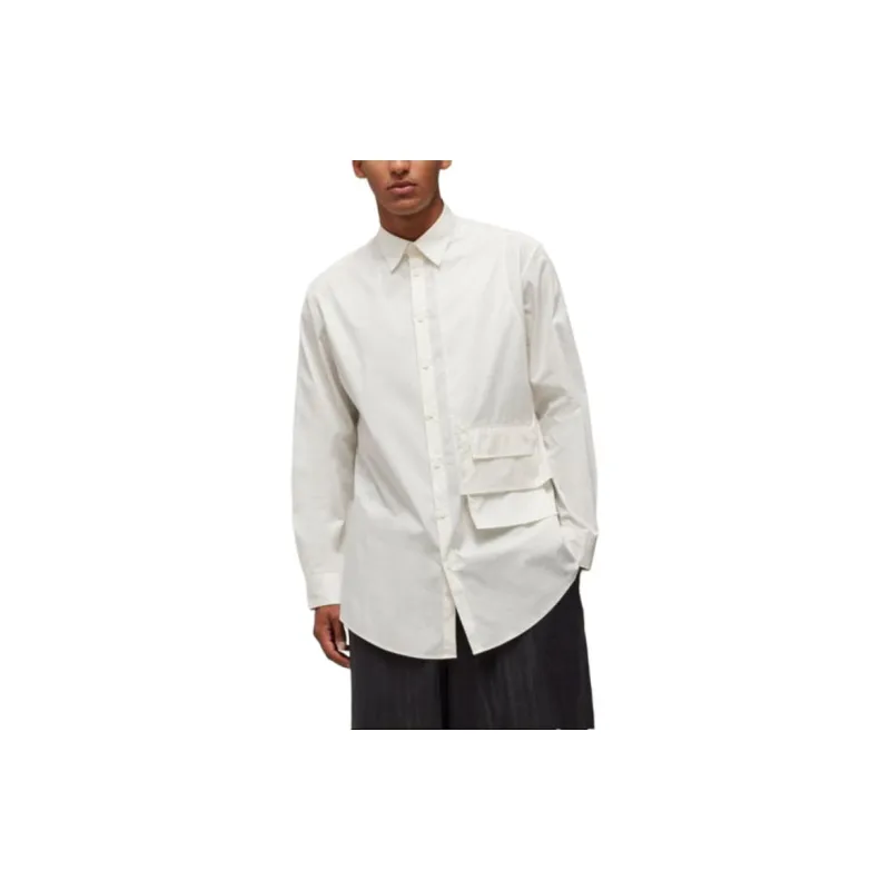Y-3 Pocket-detailed Poplin Shirt-1