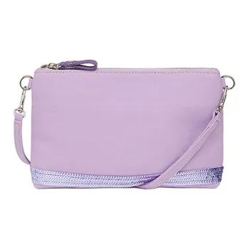 Vanessa Bruno Cotton Crossbody Bag, Shoulder Bag Women's Purple