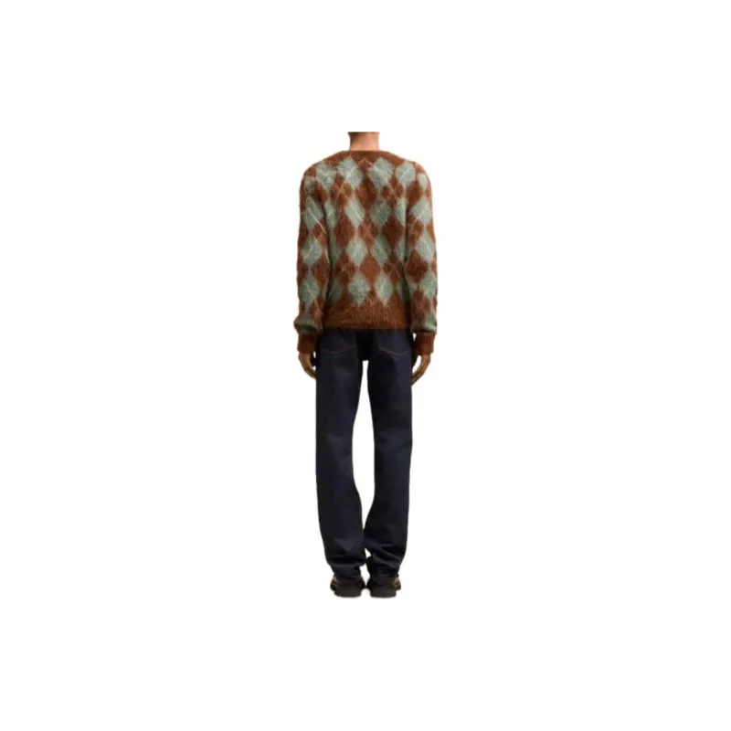 AMIPARIS Paris Argyle Knitted Jumper-2