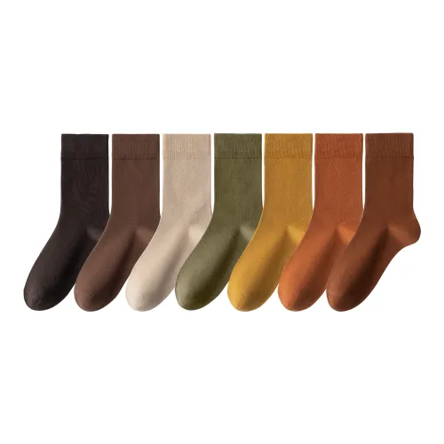 Caramella Mid Calf Socks Women's 7 Pack