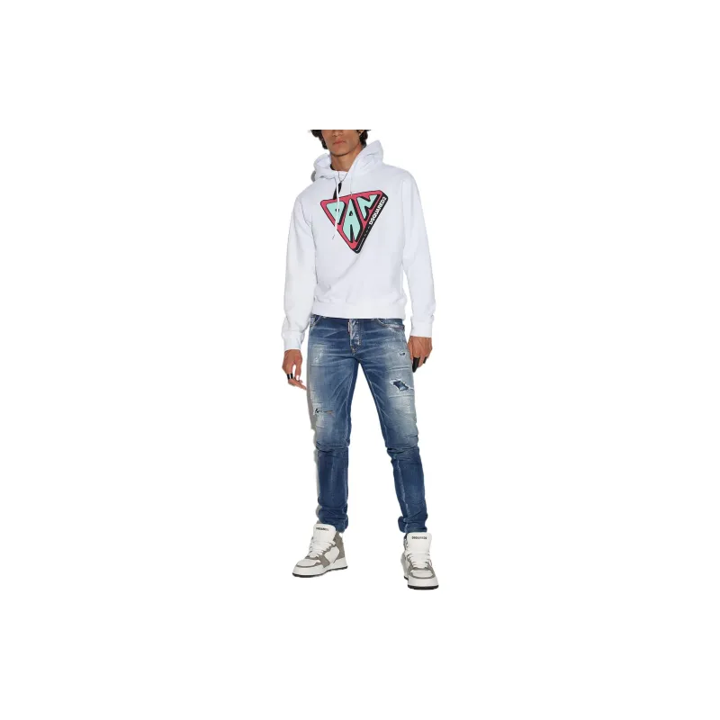 Dsquared2 Fitted Mid Rise Jeans-1