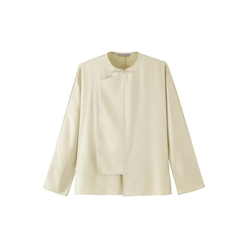COMMON VALUE Shirt Women's Willow Warbler Green-1