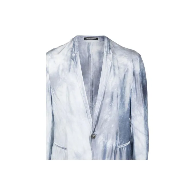 EMPORIO ARMANI SS22 Business Suit Coat Men's Blue-5
