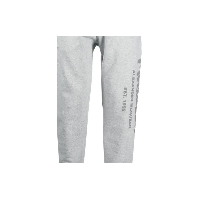 Alexander McQueen Logo Printed Drawstring Sweatpants-5