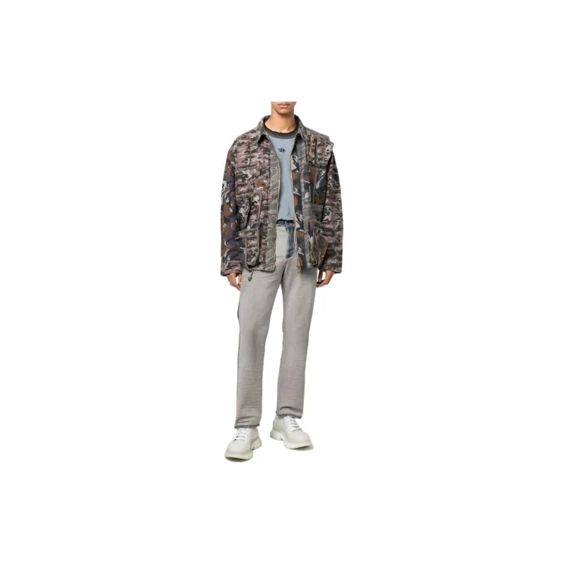 DIESEL Jackets Men Green-1