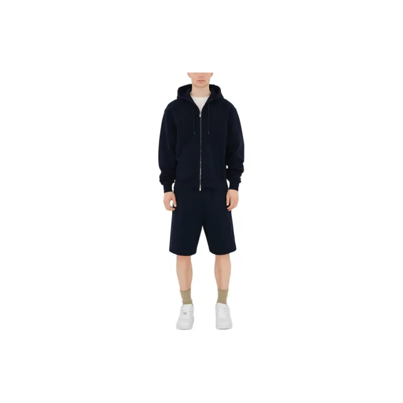 Burberry Ekd Motif Zip Up Drawstring Hoodie-2