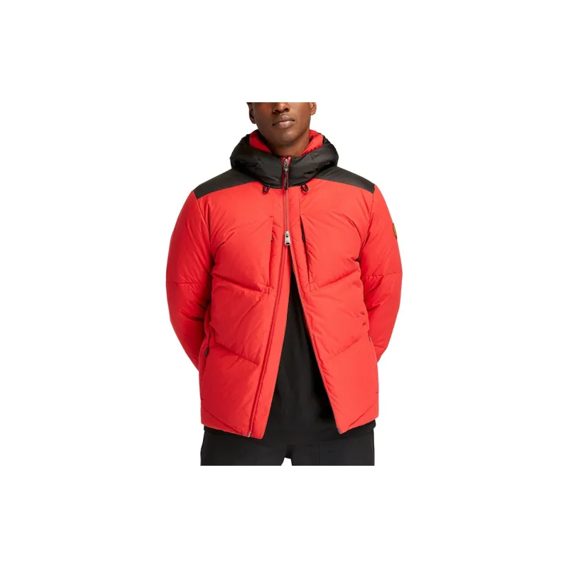 Timberland Down Jacket Men's Black Red-7