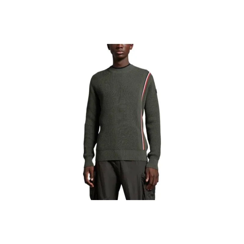 Moncler Sweaters Men Olive Green-1