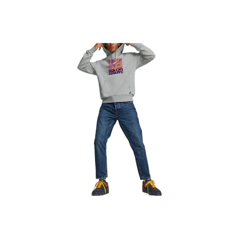 PUMA Sweatshirts Unisex Gray-4