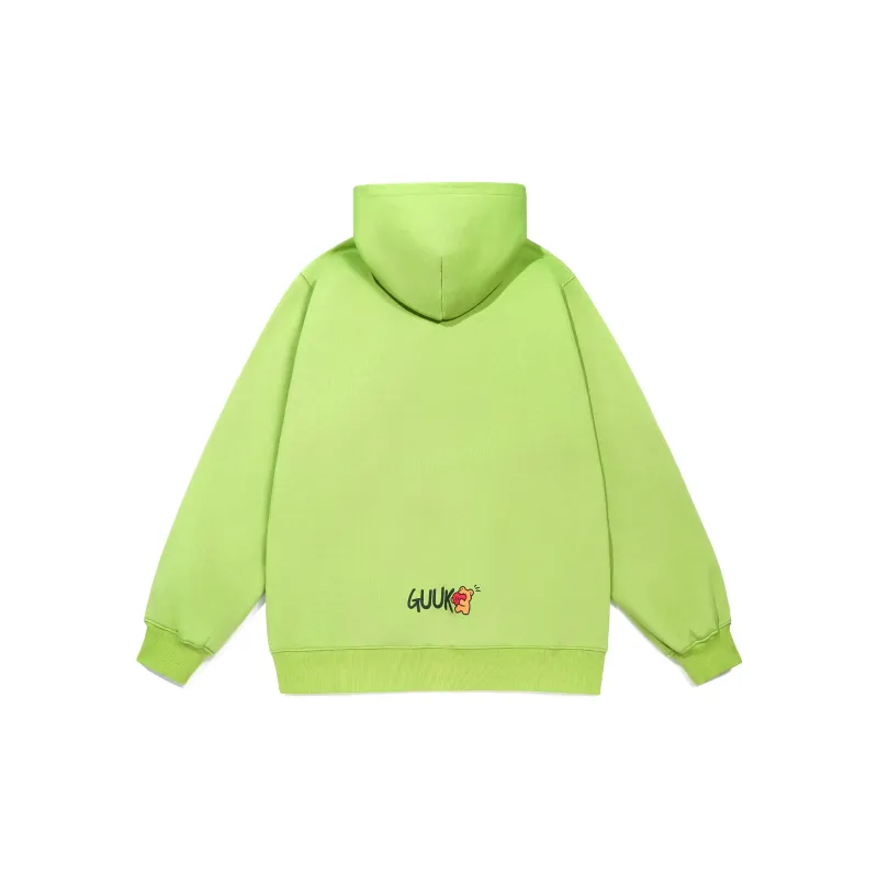 Guuka x AGAHO Sweatshirt Unisex Floral Apricot-4