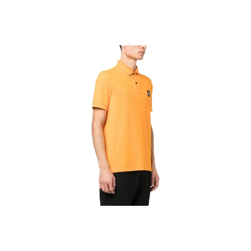 STONE ISLAND Polo Shirts Men Honey Citrus Orange-2