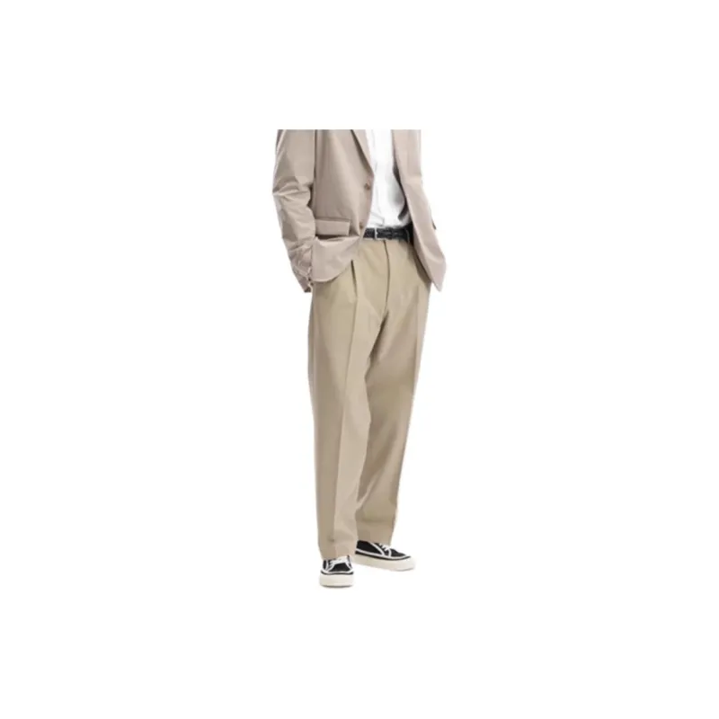 UNIQLO Casual Pants Unisex Dark Beige-2