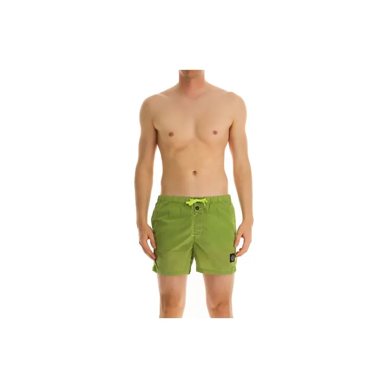 STONE ISLAND Casual Shorts Men Green-3