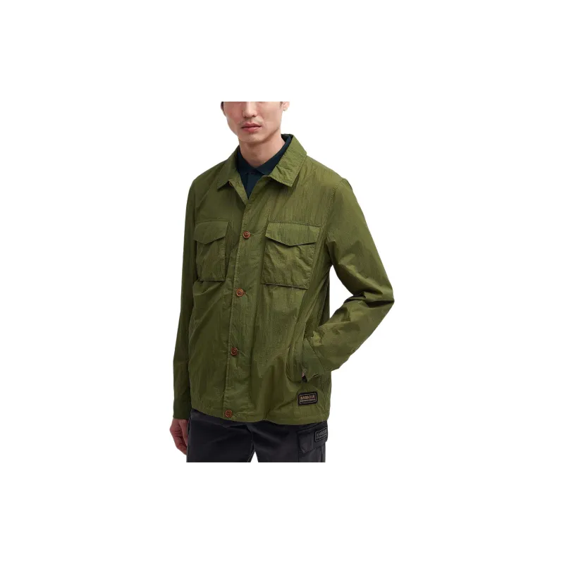 BARBOUR Neale Overshirt Jackets Coats Men's Olive-2
