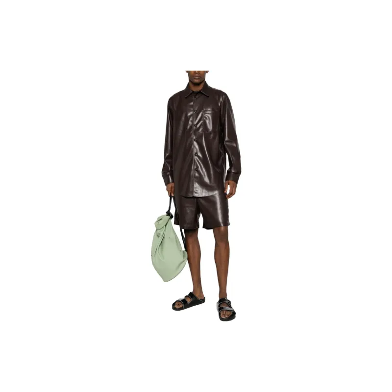 NANUSHKA Duco Faux leather Shirt-1