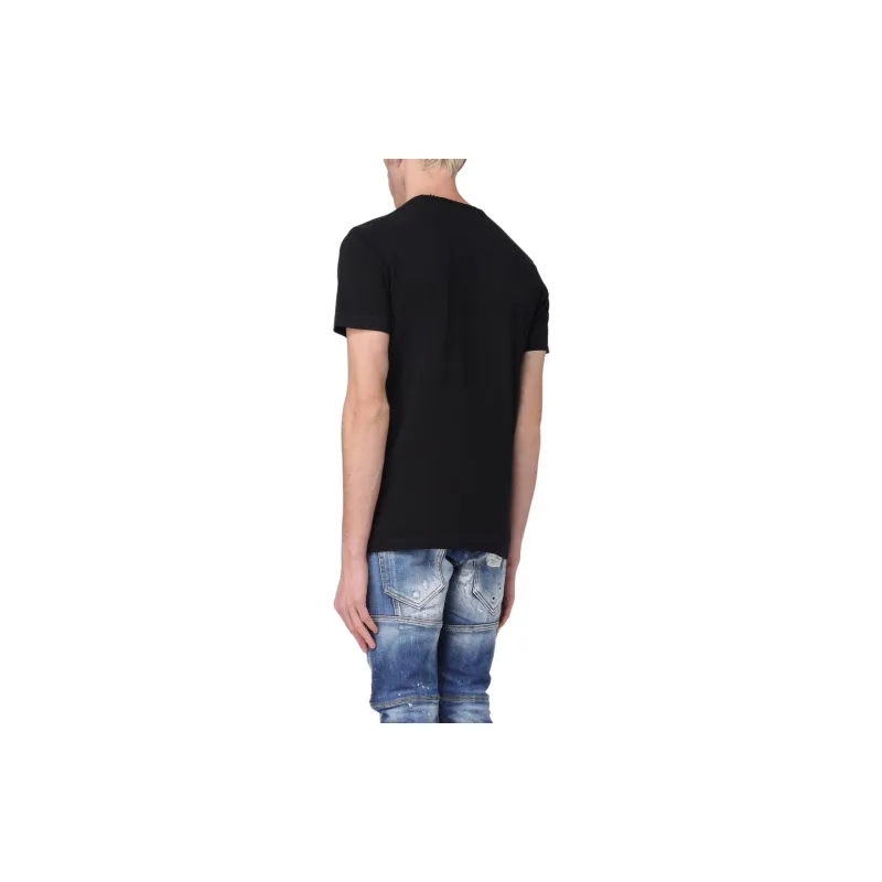 DSQUARED 2 Logo Printed Crewneck T Shirt-3