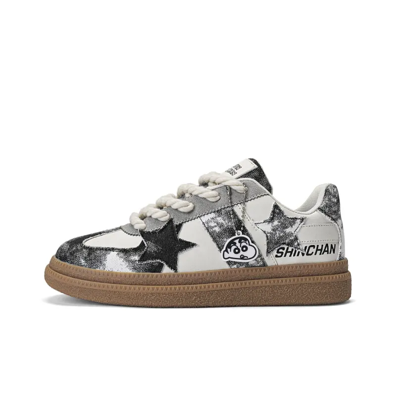 Crayon Shinchan Slip Resistant, Lightweight, And Breathable Low Top Skateboard Shoes Unisex-1