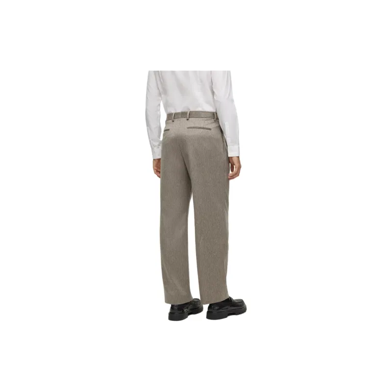 HUGO BOSS FW23 Double-Breasted Suit In Pure Cashmere With Stripe Pattern Business Suits Men's-6