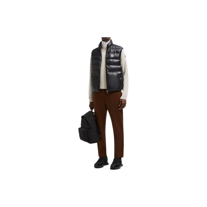Moncler Aube Series Vest Men's Black-1