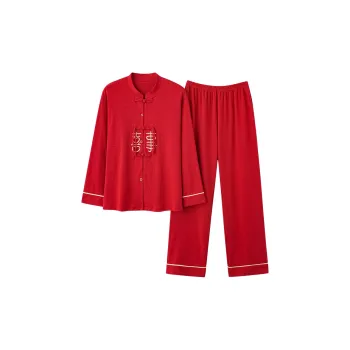 Lan Miao Pajama Set Women's Red