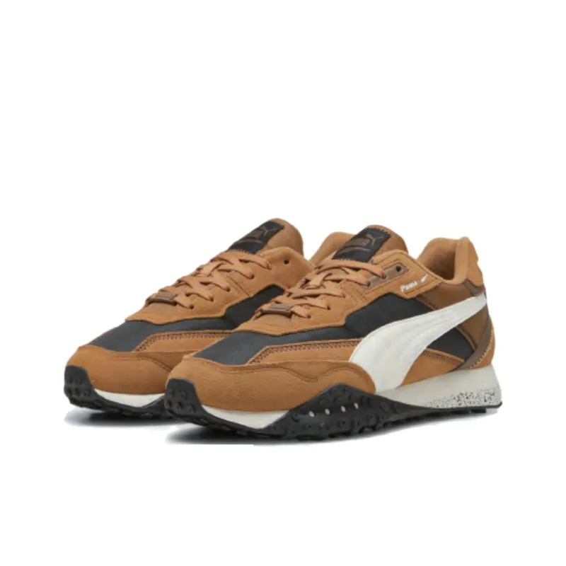 PUMA Blktop Rider Anti Slip Wear Resistant Low Top Casual Shoes Unisex Brown-2